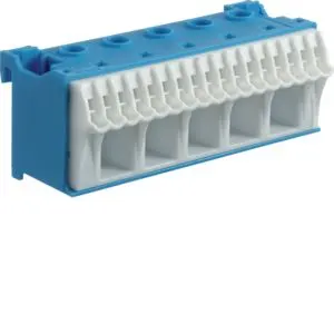 QuickConnect Blok samozacisków neutralny, niebieski, 5x16+17x4mm2, szer. 90mm; KN22N, HAGER