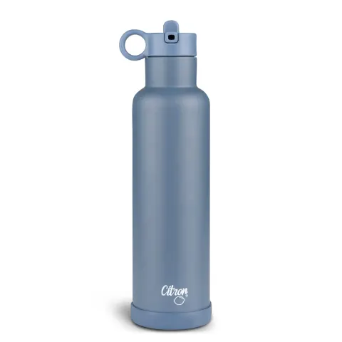 Butelka termiczna ze stali nierdzewnej 750ml - Blue / Citron