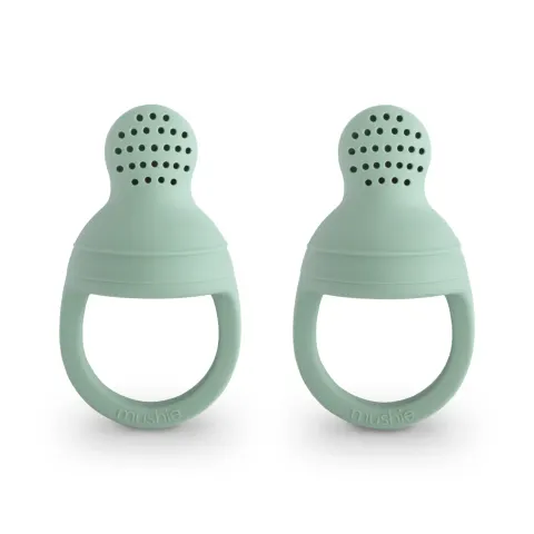 Gryzak na Przekąski 2-pack Cambridge Blue / Mushie