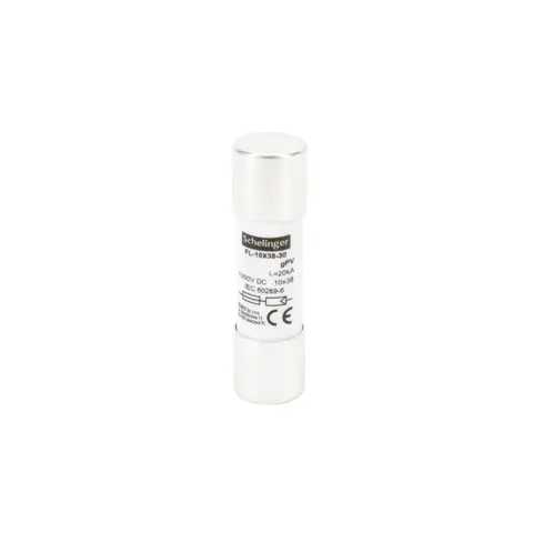 WKŁADKA TOPIKOWA CYLINDRYCZNA 10x38MM 1000V DC 16A