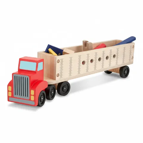 Drewniana ciężarówka z narzędziami / Melissa & Doug