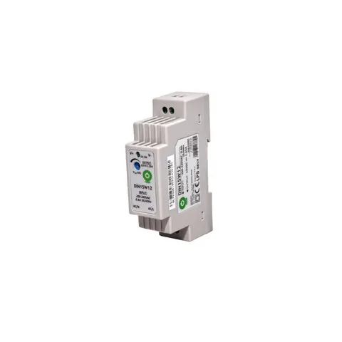 Zasilacz modułowy 12VDC/1,25A 15W plastic na szynę TH, 1M; DIN15W12,