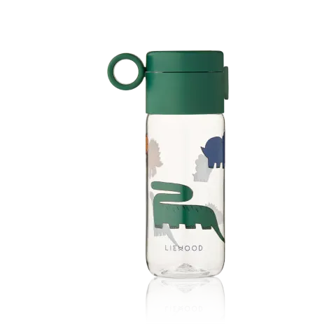 Butelka tritanowa Clemence, 350 ml - Dinosaurs, mist / Liewood