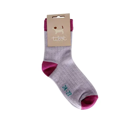Skarpety dziecięce Solid Toe Purple / TITOT
