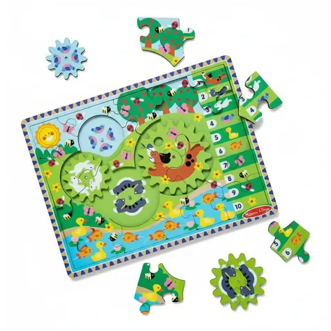 Drewniana układanka zwierzęta / Melissa & Doug