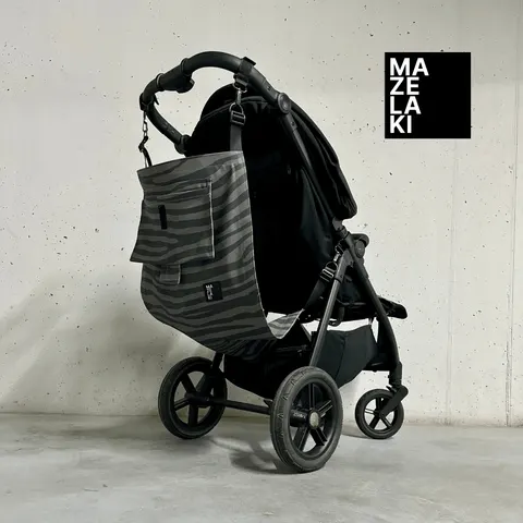 Hamak do wózka - zebra / MAZELAKI