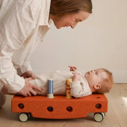 Zestaw baby activity set - Burnt Orange, Dusty Green / MODU