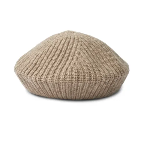Wełniany beret Borg - oat melange / Liewood