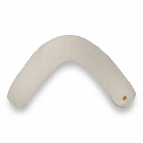 Ergonomiczna poduszka rogal dla kobiet w ciąży i karmiących Big Flopsy™, Linen natural / Beaba