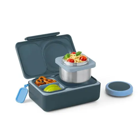 OMIEBOX UP lunch box z termosem, Graphite / OMIE