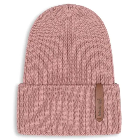 Czapka Beanie Merino DUSTY PINK / no more