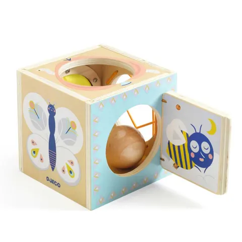 Drewniane pudełko sensoryczne BABYBOX / Djeco