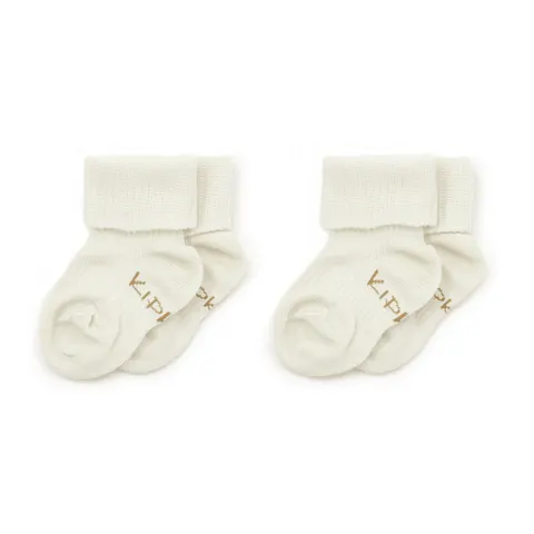 Skarpetki niemowlęce Stay-on-Socks, Off White / KipKep