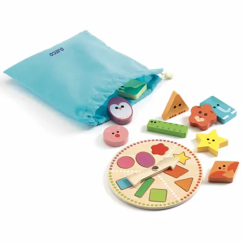 Drewniana gra lotto TACTILO BASIC / Djeco