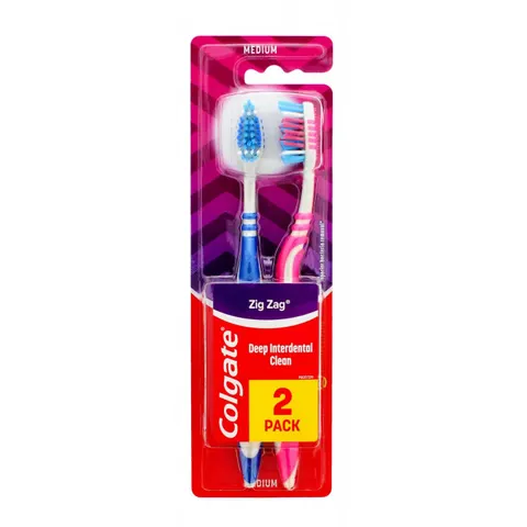 COLGATE ZIG ZAG Szczoteczka do zębów MEDIUM, 1 szt