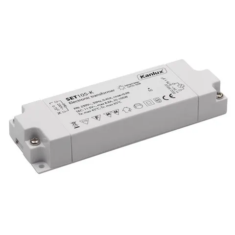 Transformator elektroniczy 105W 12VAC 11,5VAC SET105-K; 1426 KANLUX