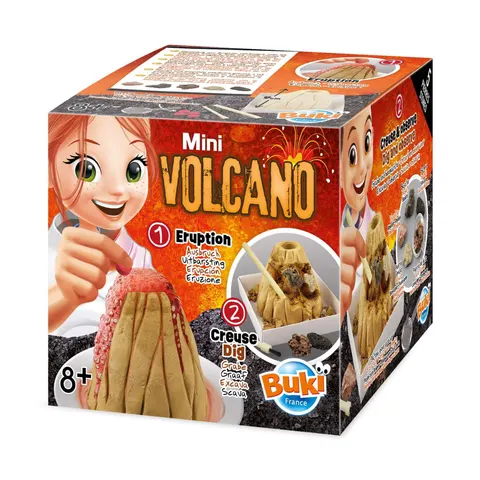 Mini wulkan - erupcja i odkopywanie. Buki