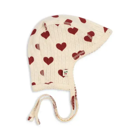 Czapka bonetka Minnie - Amour Rouge / Konges slojd