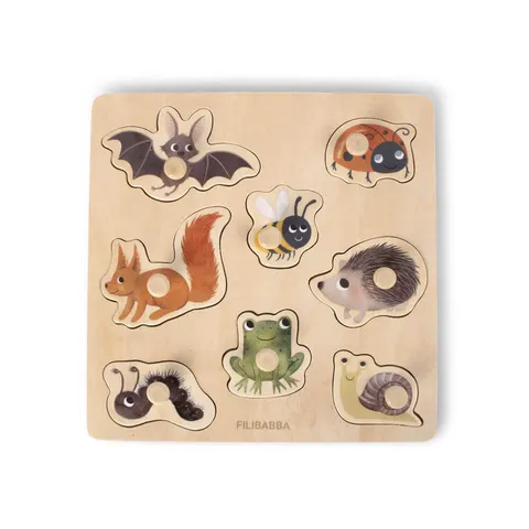 Puzzle drewniane Forest friends / Filibabba