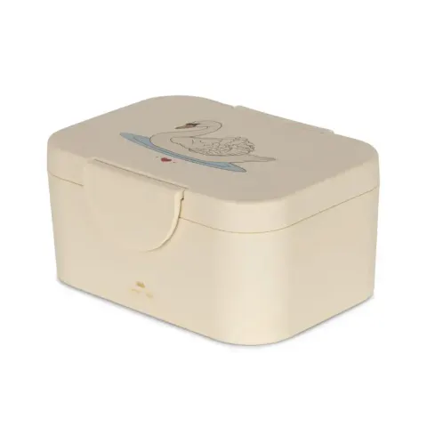 Lunch box - swan off white / Konges slojd