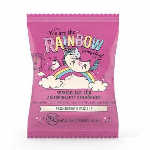 „JESTEŚ TĘCZĄ W MOJEJ CHMURZE" - sól bąbelkowa, 30g / Dresdner Essenz