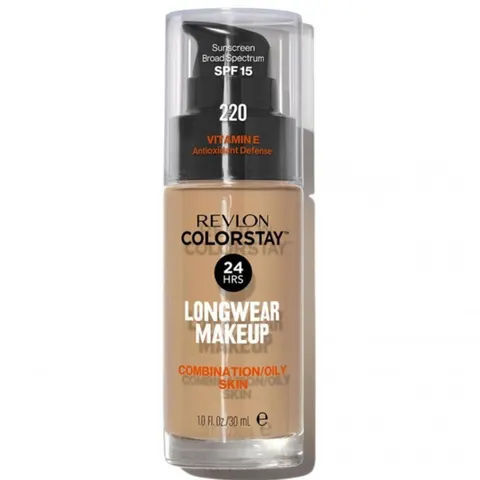 REVLON COLORSTAY Podkład do cery mieszanej i tłustej 220 NATURAL BEIGE SPF 15, 30 ml