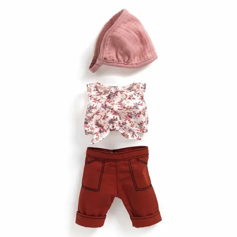 Komplet ubrań 3 częściowy BURGUNDY (kolekcja LOVELY POMEA) / Djeco