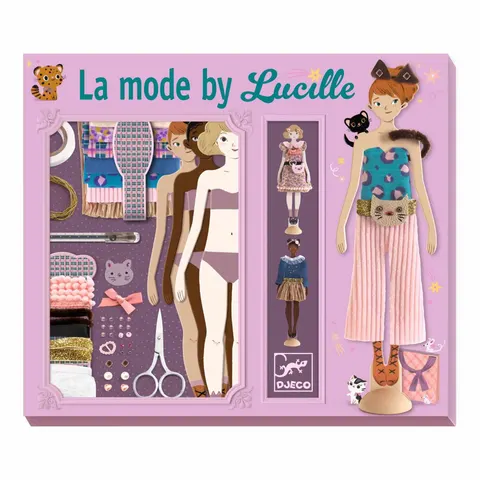 Zestaw artystyczny pracownia mody LUCILLE / Djeco