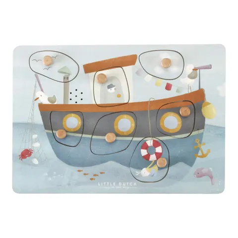 USZKODZONE OPAKOWANIE: Puzzle dźwiękowe Sailors Bay / Little Dutch