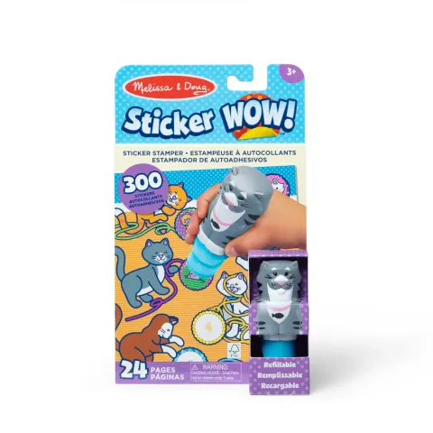 Stempel z naklejkami Sticker Wow - Kotek / Melissa & Doug