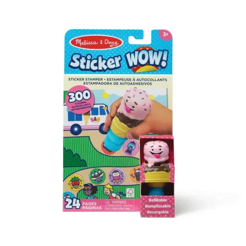 Stempel z naklejkami Sticker Wow - Lody / Melissa & Doug