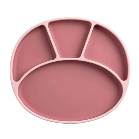Silikonowy talerzyk z przyssawką Blush / BiBADO