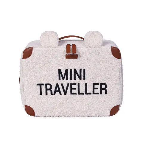 Walizka dziecięca Mini Traveller Teddy bear White / Childhome