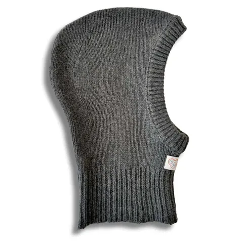 Wełniana kominiarka Merino&Cashmere GRAPHITE / Patulove