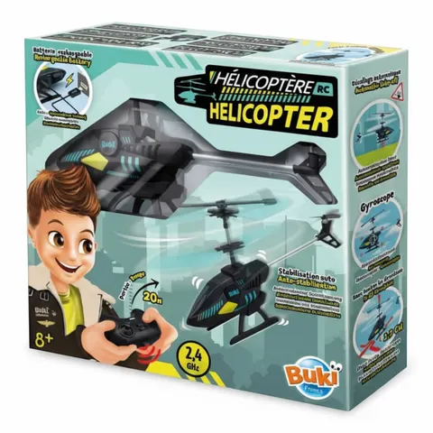 Helikopter zdalnie sterowany. Buki
