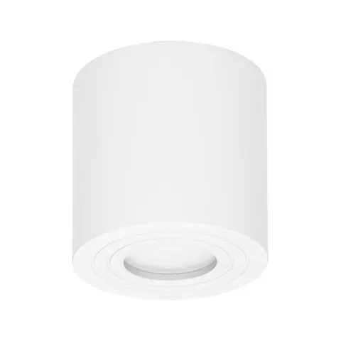 MEGY DLR GU10 downlight max 50W, IP54, okrągły, biały, aluminium