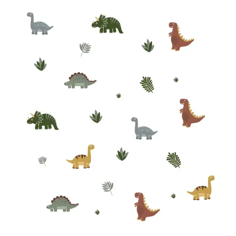 Naklejki na ścianę dla dzieci - Mini Dinozaury / SIPO