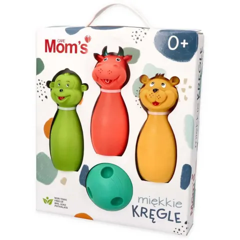 II GATUNEK: Miękkie Kręgle - pastelowe /Mom's Care