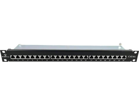 Patch panel S/FTP ekranowany 24 porty LSA kat. 6A