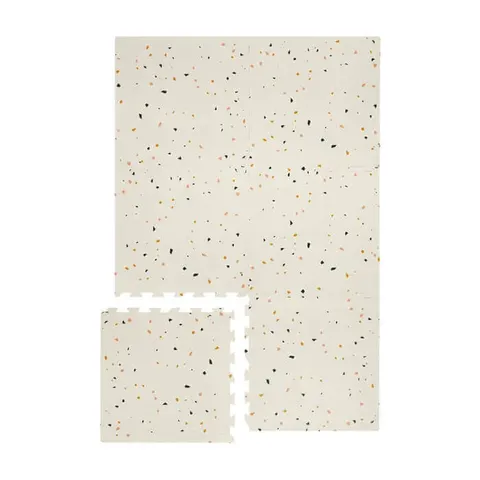 II GATUNEK: Mata piankowa EVA Terrazzo Cream / 3 Sprouts