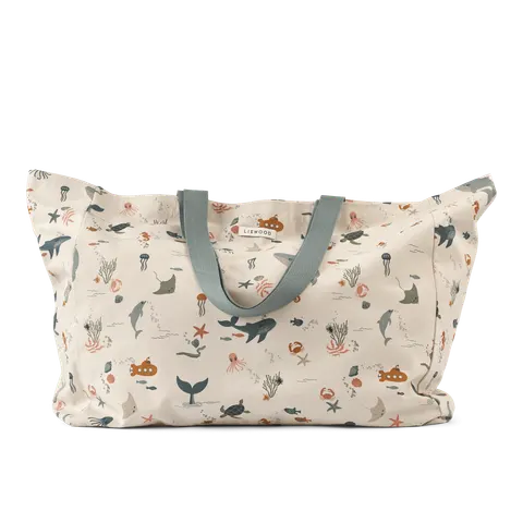 Torba na ramię Maxi - sea creature, sandy / Liewood