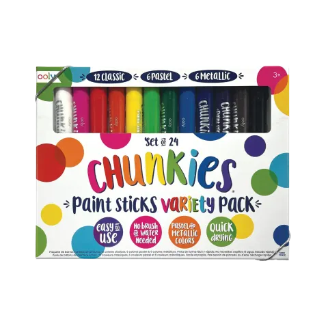 Farba w kredce 24 szt., Chunkies Paint Sticks / Ooly