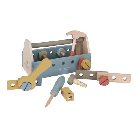 USZKODZONE OPAKOWANIE: Toolbox - Zestaw majsterkowicza FSC / Little Dutch