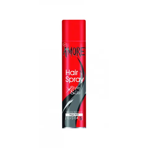 AMORE Lakier do włosów MEGA HOLD, 200 ml