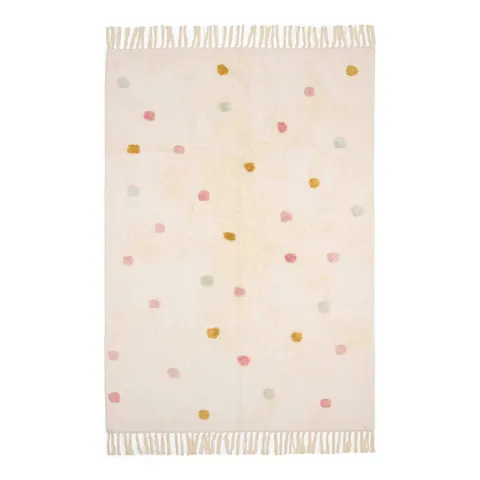 Dywan Dots Pink 120x70 cm / Little Dutch