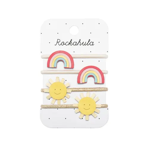 Gumki do włosów Vintage Rainbow and Sun / Rockahula Kids