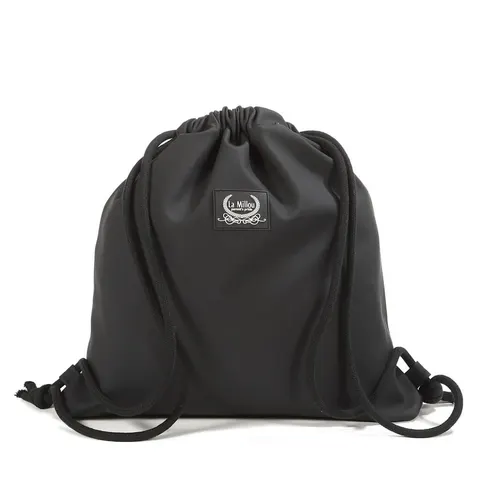 Plecak worek gumowy BLACK / La Millou