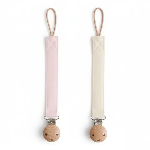 Zawieszka materiałowa 2-pack - Blush Cream / Mushie
