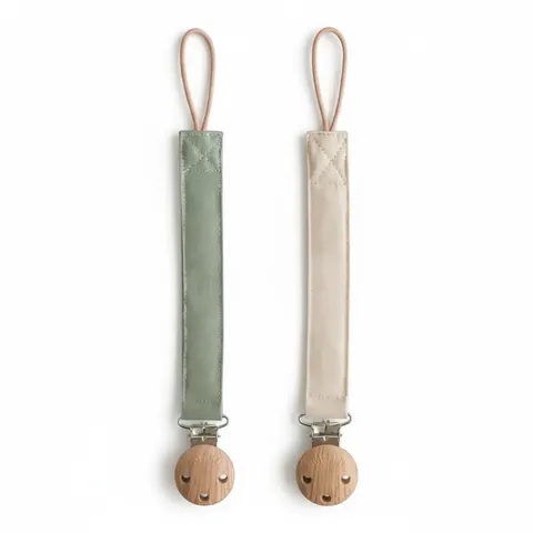 Zawieszka materiałowa 2-pack - Olive Shifting Sand / Mushie