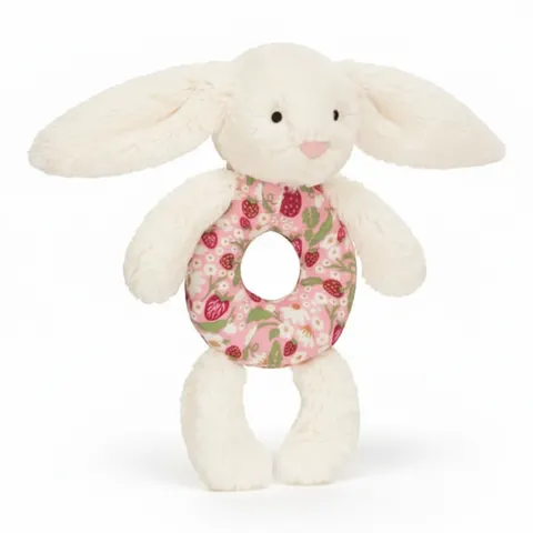 Króliczek „Berry” Grzechotka 18 cm / Jellycat
